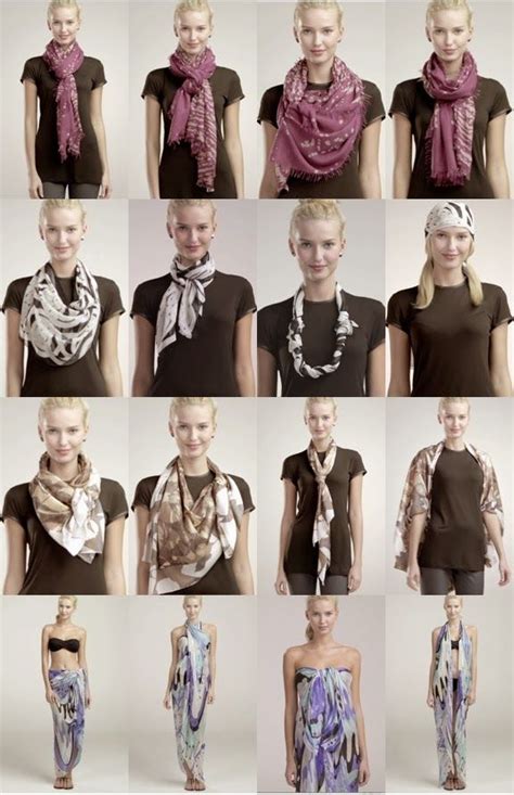 scarves styles how to wear